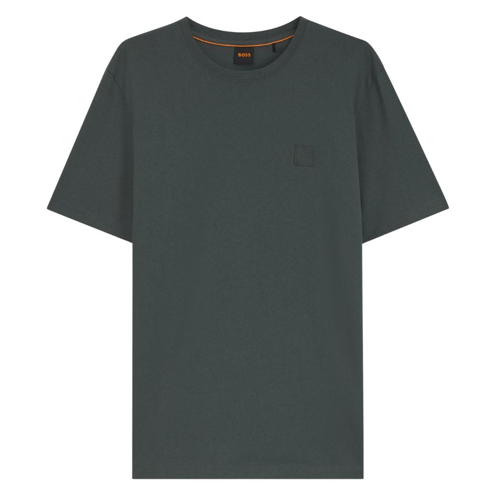 BOSS Tales Dark Green Cotton T-Shirt