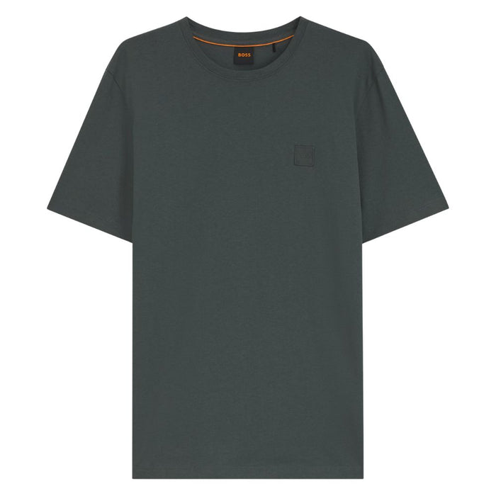 BOSS Tales Dark Green Cotton T-Shirt