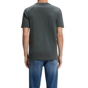 BOSS Tales Dark Green Cotton T-Shirt