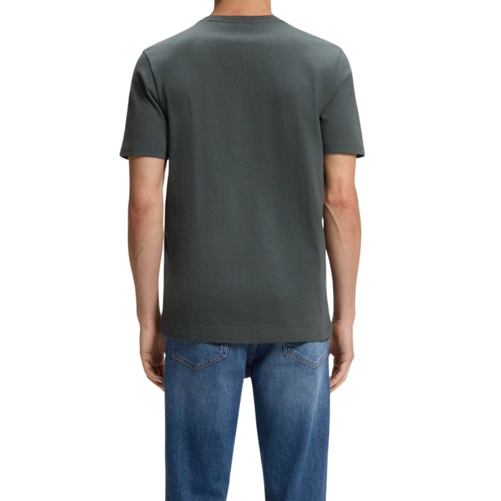 BOSS Tales Dark Green Cotton T-Shirt