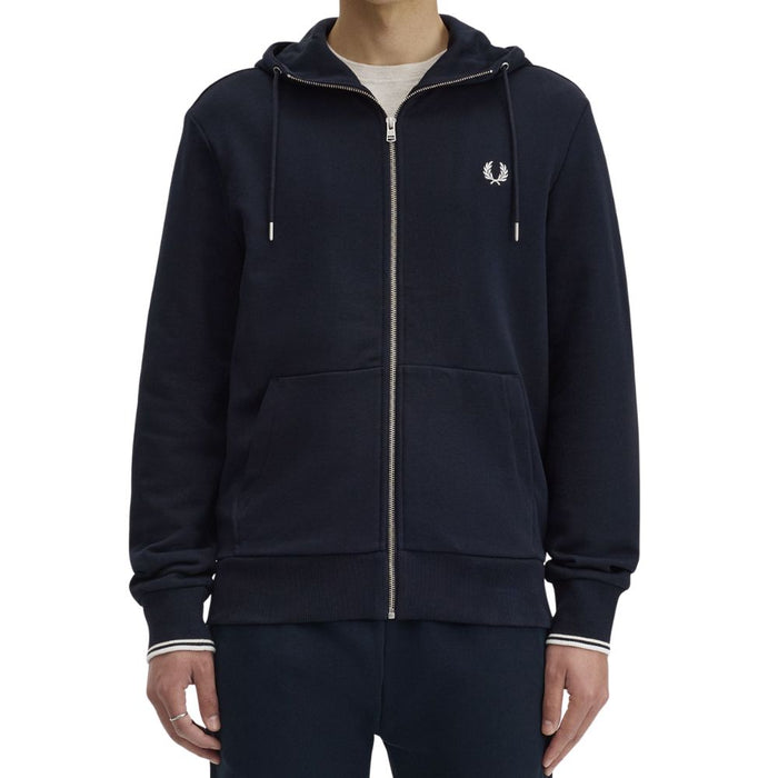 Fred Perry Navy Full Zip Hoodie