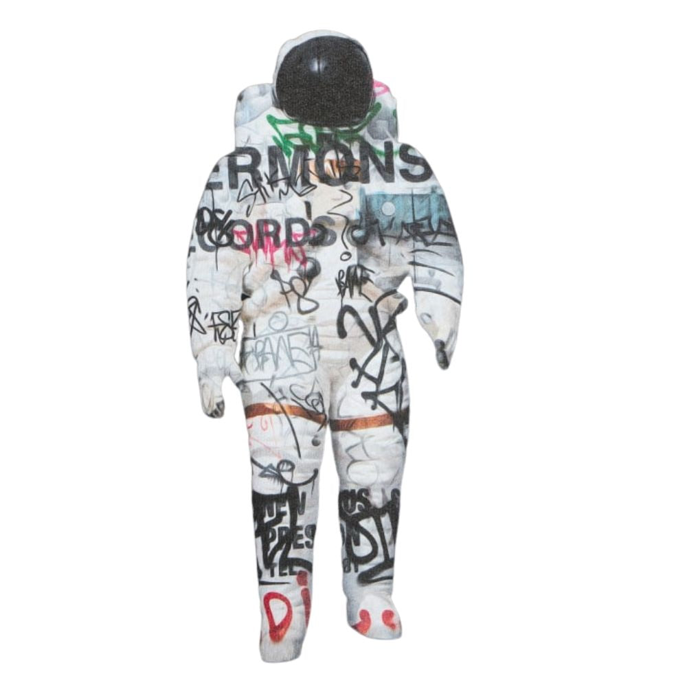 PS Paul Smith Black Print Graffiti Astronaut T-Shirt