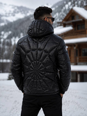 MONCLER Violier Spider Man Short Down Jacket