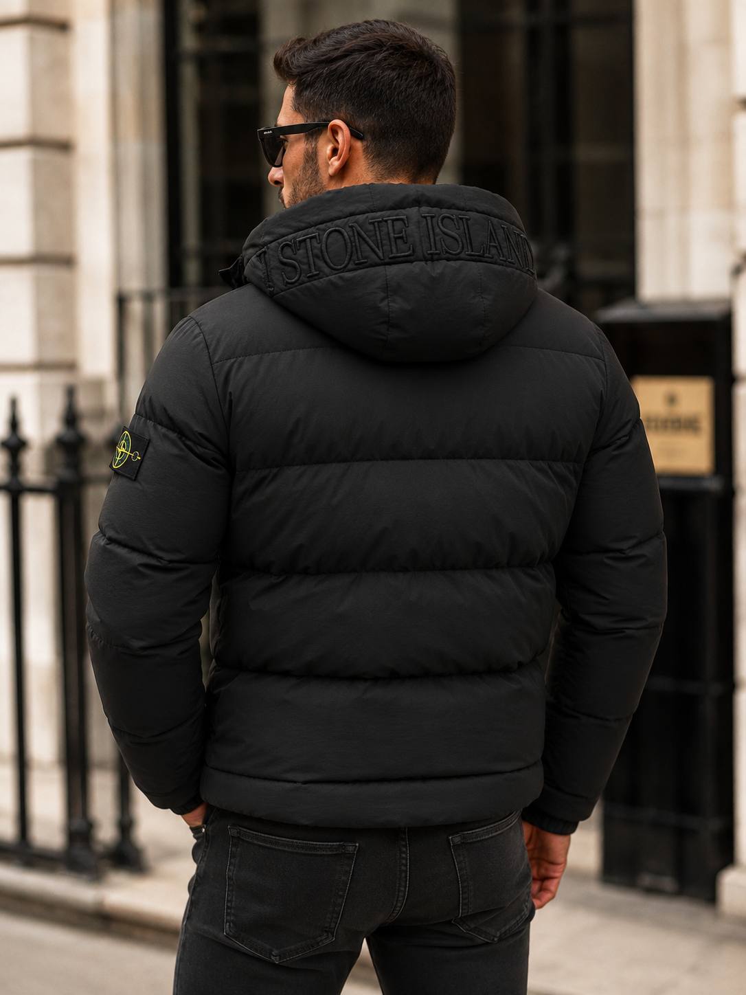 STONE ISLAND BLACK JACKET